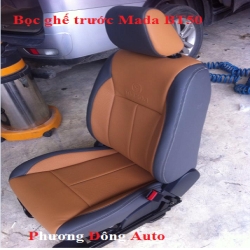 Phương đông Auto Bọc ghế da thật công nghiệp Mazda BT50 | Màu ghi chì + da bò